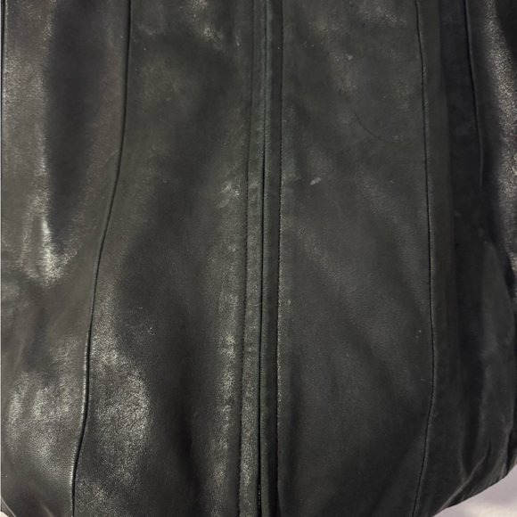 Vintage Avanti Women's Classic Black Leather Jacket Size 1X Plus - Picture 3 of 5